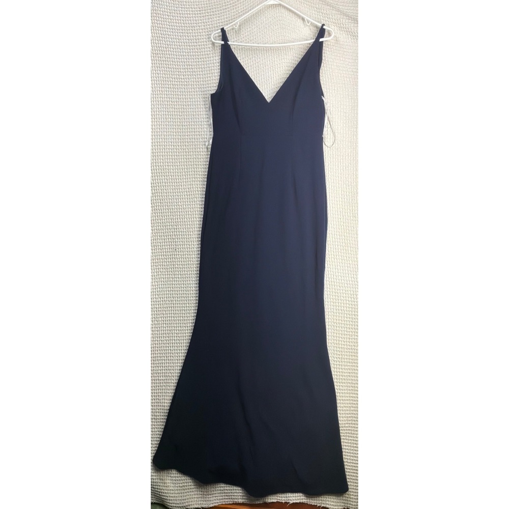 Formal Womens Lulus Infinite Glory Maxi Dress M Navy Blue DE22006AL